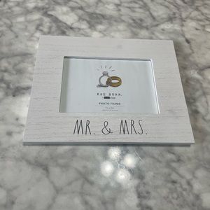 Rae Dunn Mr & Mrs Photo Frame